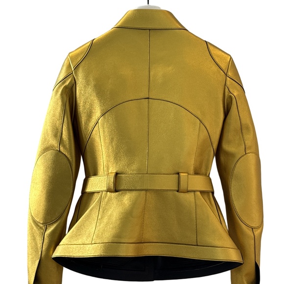 BALLY LEATHER JACKET RUNWAY  SS2023 SIZE 40 NEW WITH TAGS - Picture 3 of 8